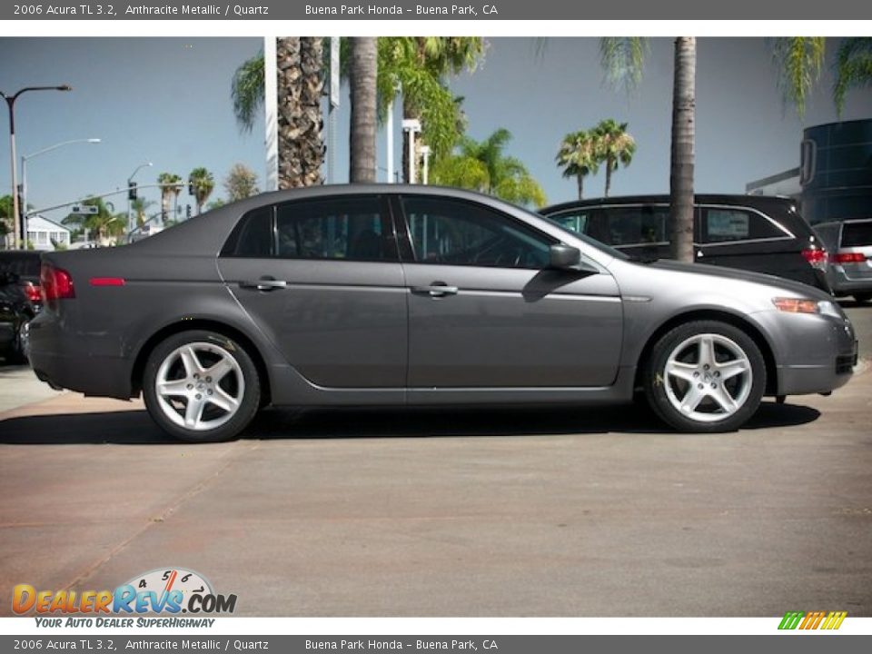 2006 Acura TL 3.2 Anthracite Metallic / Quartz Photo #13