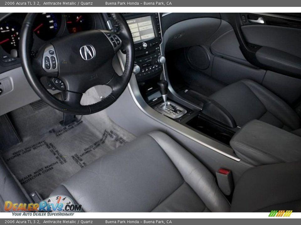 2006 Acura TL 3.2 Anthracite Metallic / Quartz Photo #14