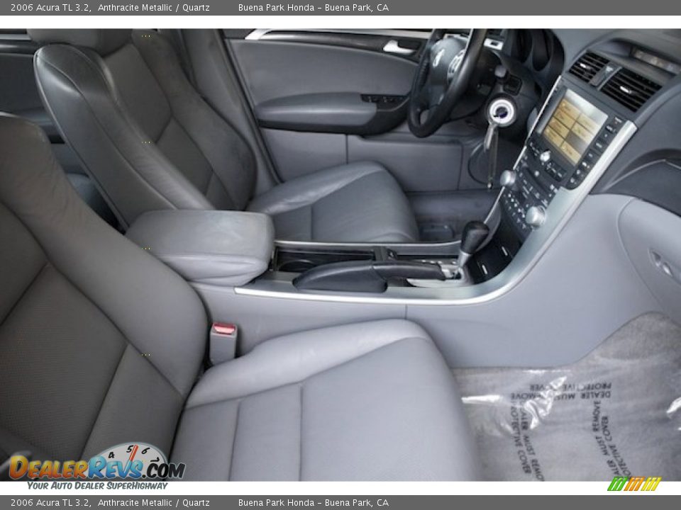 2006 Acura TL 3.2 Anthracite Metallic / Quartz Photo #22