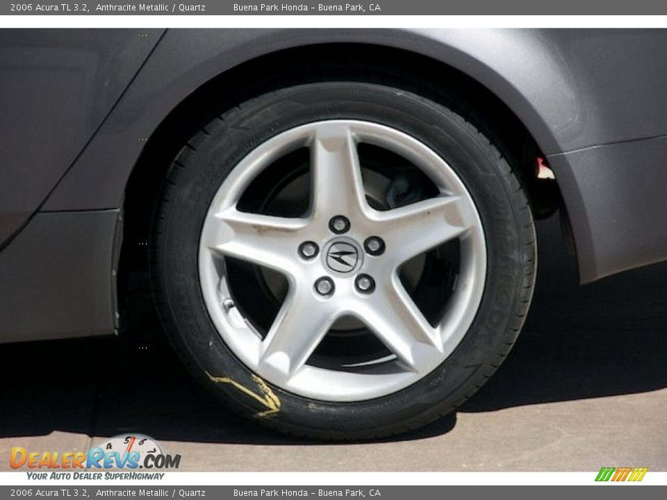 2006 Acura TL 3.2 Anthracite Metallic / Quartz Photo #33