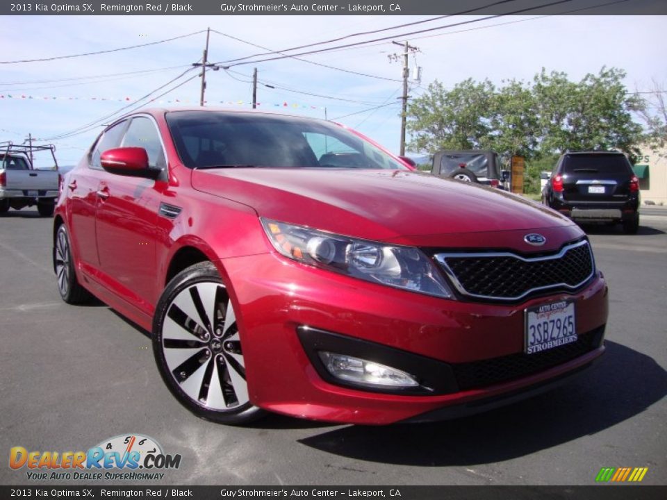 2013 Kia Optima SX Remington Red / Black Photo #1