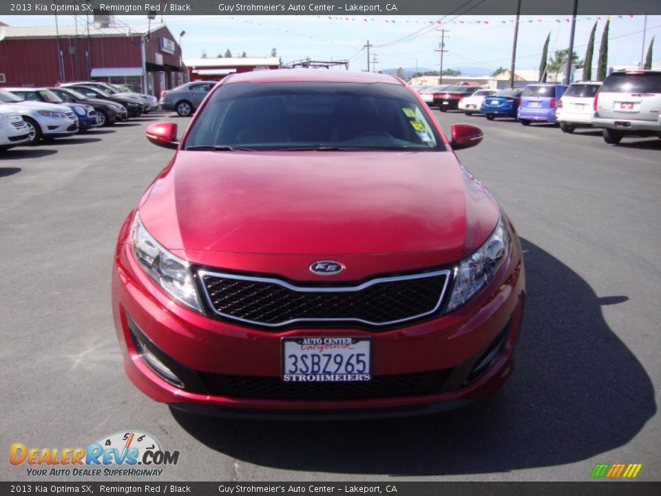 2013 Kia Optima SX Remington Red / Black Photo #2
