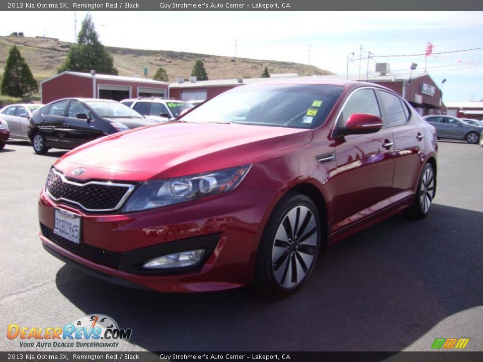 2013 Kia Optima SX Remington Red / Black Photo #3