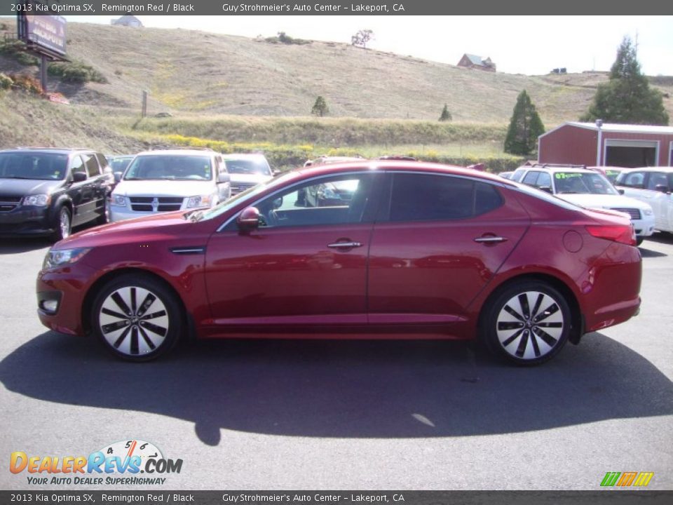 2013 Kia Optima SX Remington Red / Black Photo #4