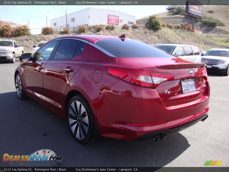 2013 Kia Optima SX Remington Red / Black Photo #5