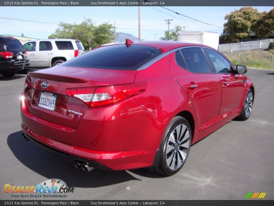 2013 Kia Optima SX Remington Red / Black Photo #7