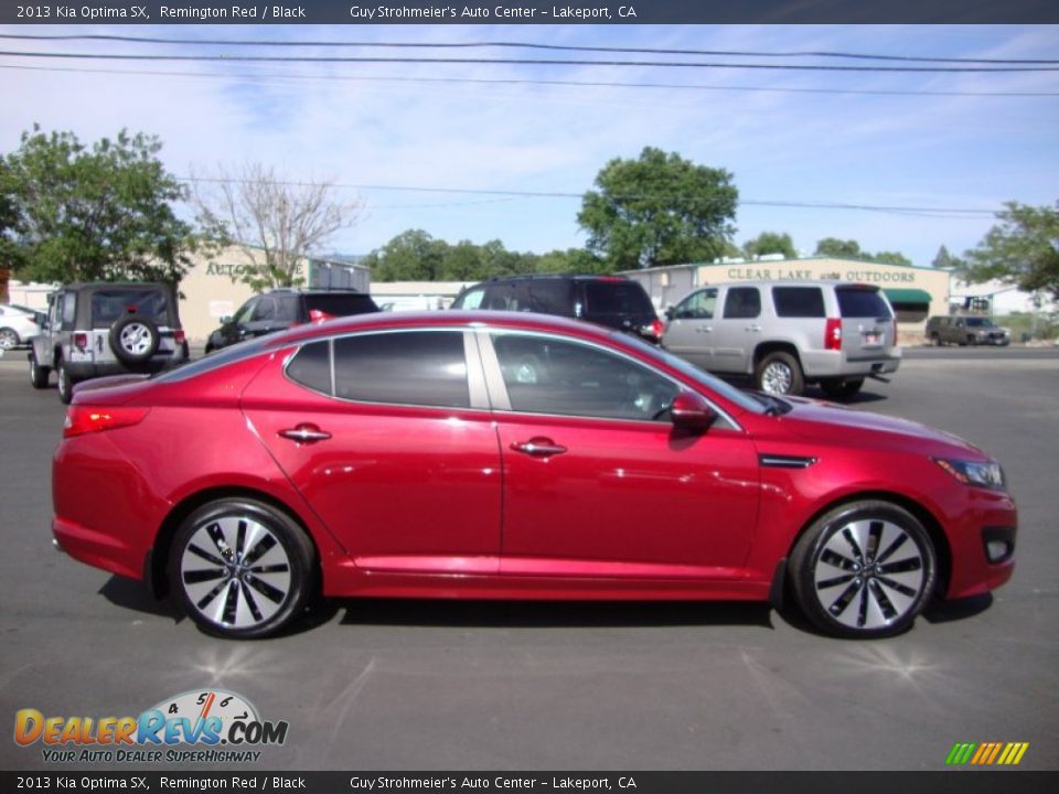 2013 Kia Optima SX Remington Red / Black Photo #8