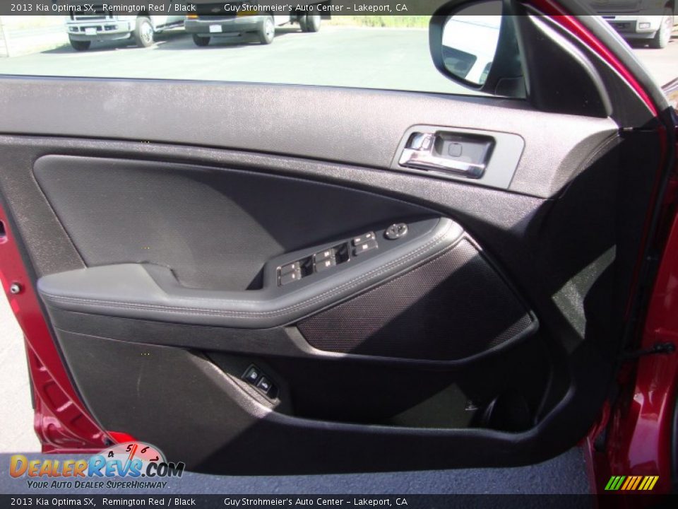 2013 Kia Optima SX Remington Red / Black Photo #9