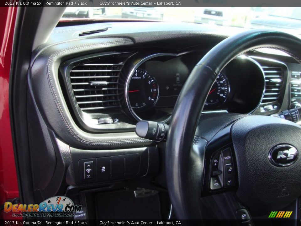 2013 Kia Optima SX Remington Red / Black Photo #11