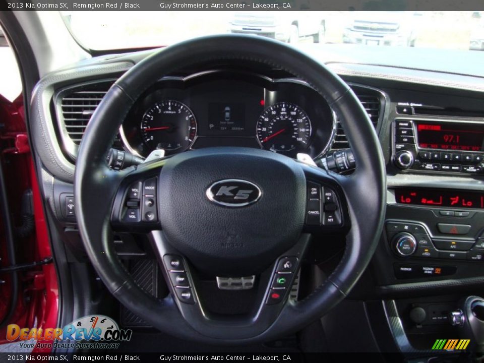 2013 Kia Optima SX Remington Red / Black Photo #13