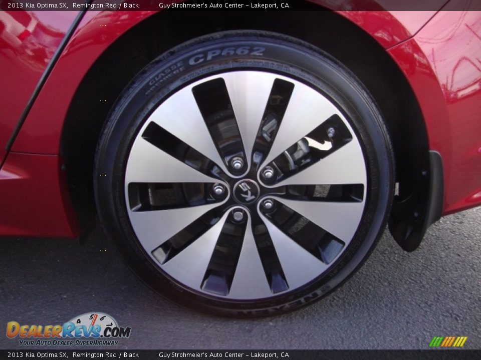 2013 Kia Optima SX Remington Red / Black Photo #25