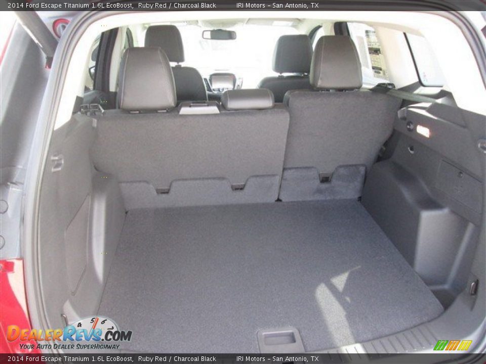 2014 Ford Escape Titanium 1.6L EcoBoost Ruby Red / Charcoal Black Photo #13