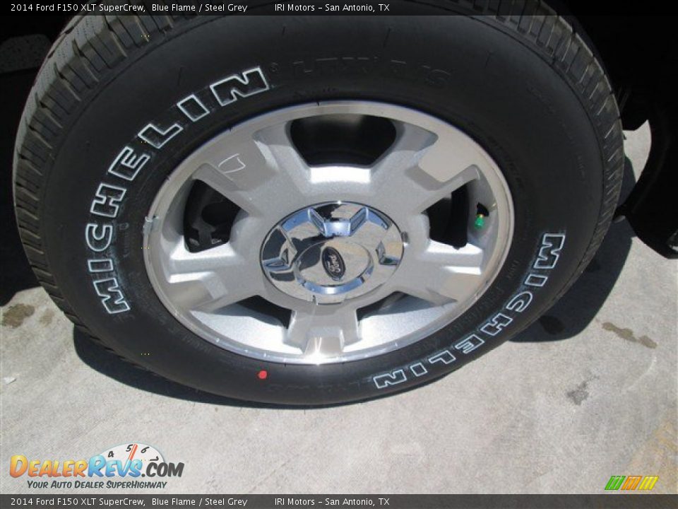 2014 Ford F150 XLT SuperCrew Blue Flame / Steel Grey Photo #2
