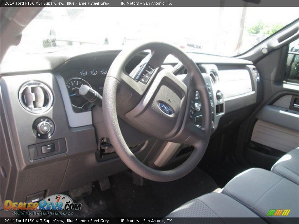 2014 Ford F150 XLT SuperCrew Blue Flame / Steel Grey Photo #11