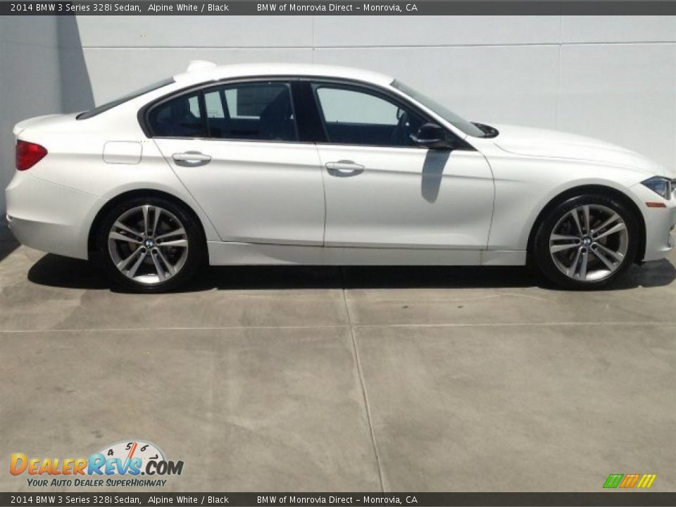 2014 BMW 3 Series 328i Sedan Alpine White / Black Photo #2