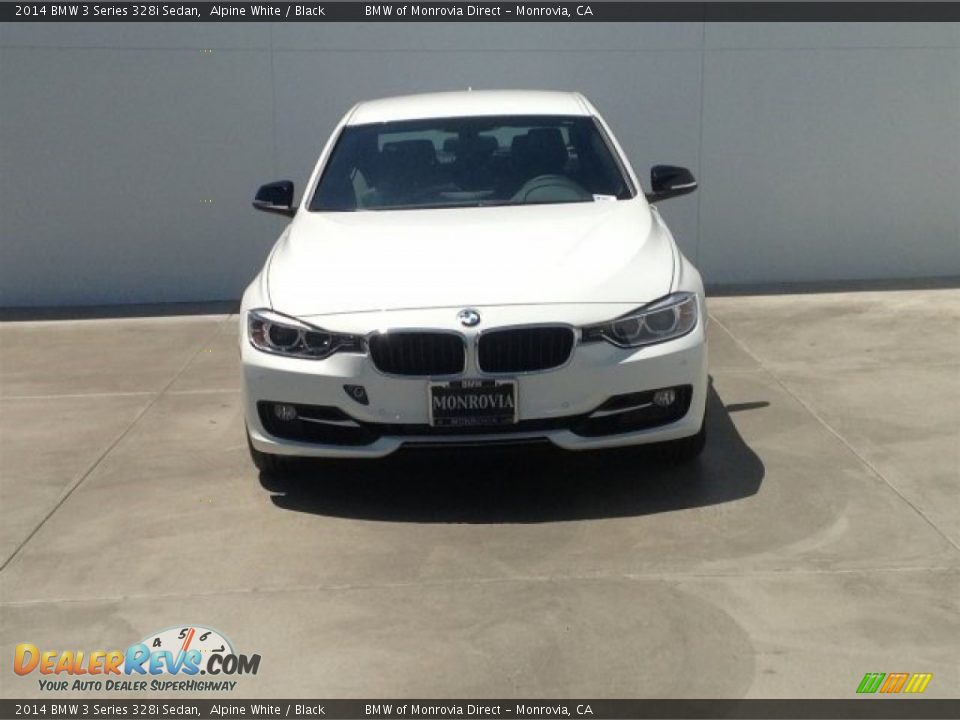 2014 BMW 3 Series 328i Sedan Alpine White / Black Photo #3