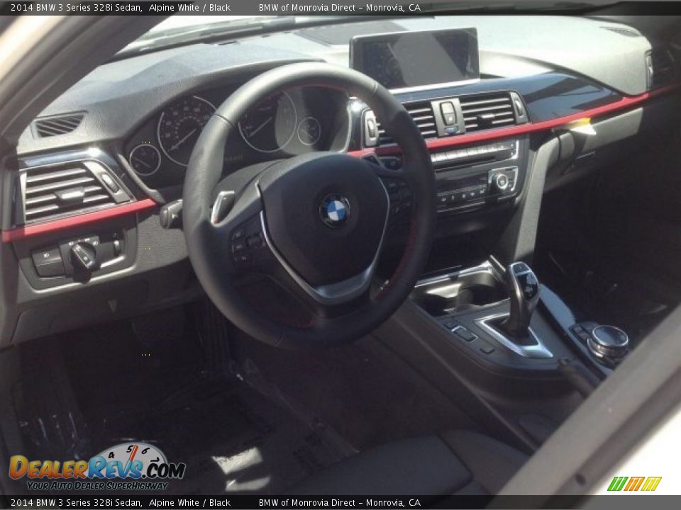 2014 BMW 3 Series 328i Sedan Alpine White / Black Photo #6