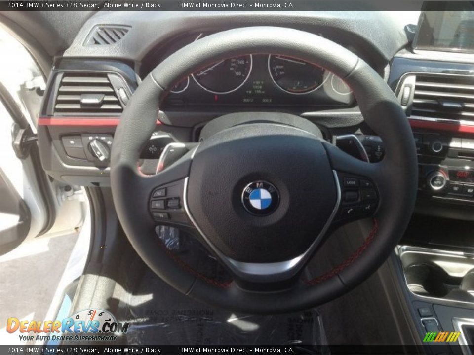 2014 BMW 3 Series 328i Sedan Alpine White / Black Photo #9