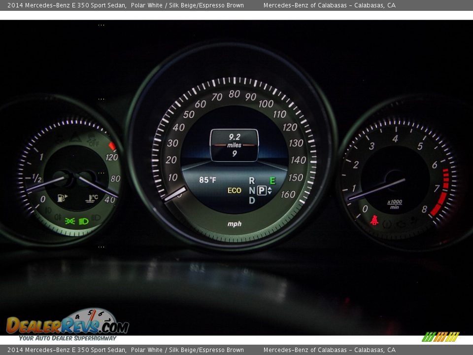 2014 Mercedes-Benz E 350 Sport Sedan Polar White / Silk Beige/Espresso Brown Photo #6