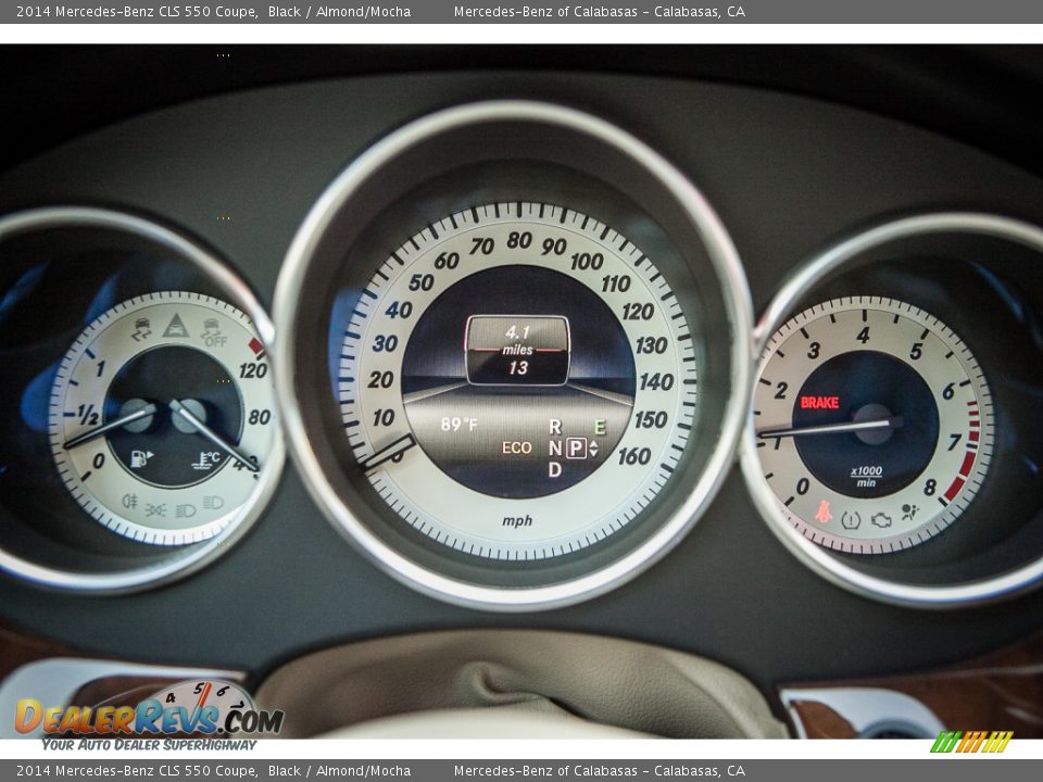2014 Mercedes-Benz CLS 550 Coupe Black / Almond/Mocha Photo #6
