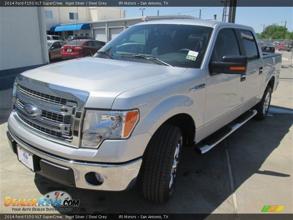 2014 Ford F150 XLT SuperCrew Ingot Silver / Steel Grey Photo #1