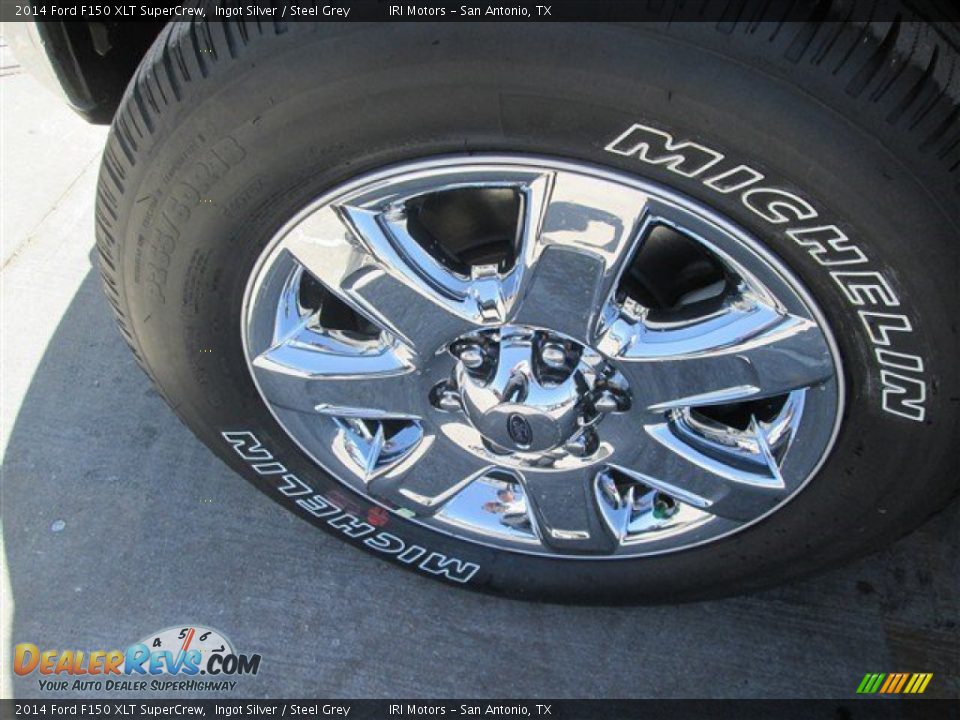2014 Ford F150 XLT SuperCrew Ingot Silver / Steel Grey Photo #2