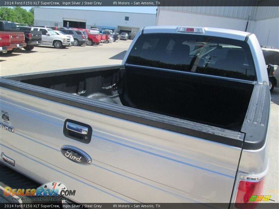 2014 Ford F150 XLT SuperCrew Ingot Silver / Steel Grey Photo #6