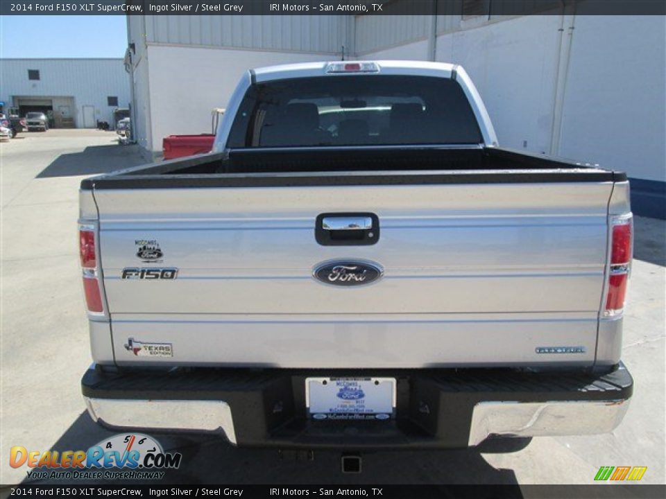 2014 Ford F150 XLT SuperCrew Ingot Silver / Steel Grey Photo #7