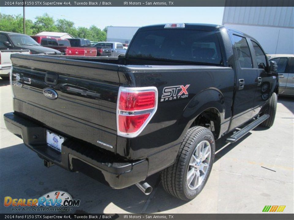 2014 Ford F150 STX SuperCrew 4x4 Tuxedo Black / Black Photo #5