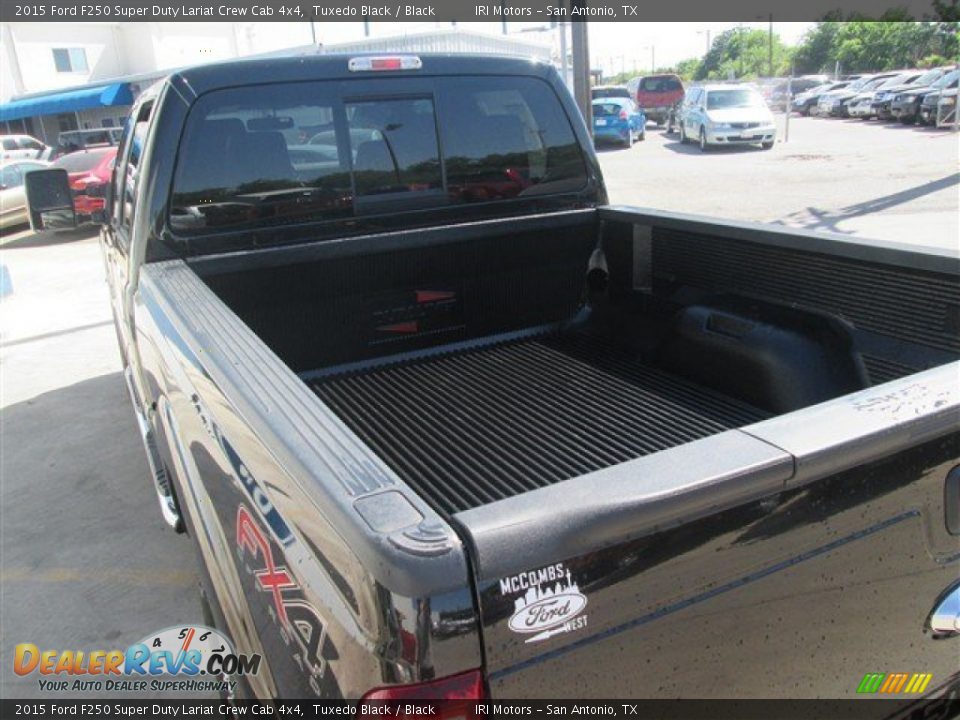 2015 Ford F250 Super Duty Lariat Crew Cab 4x4 Tuxedo Black / Black Photo #7