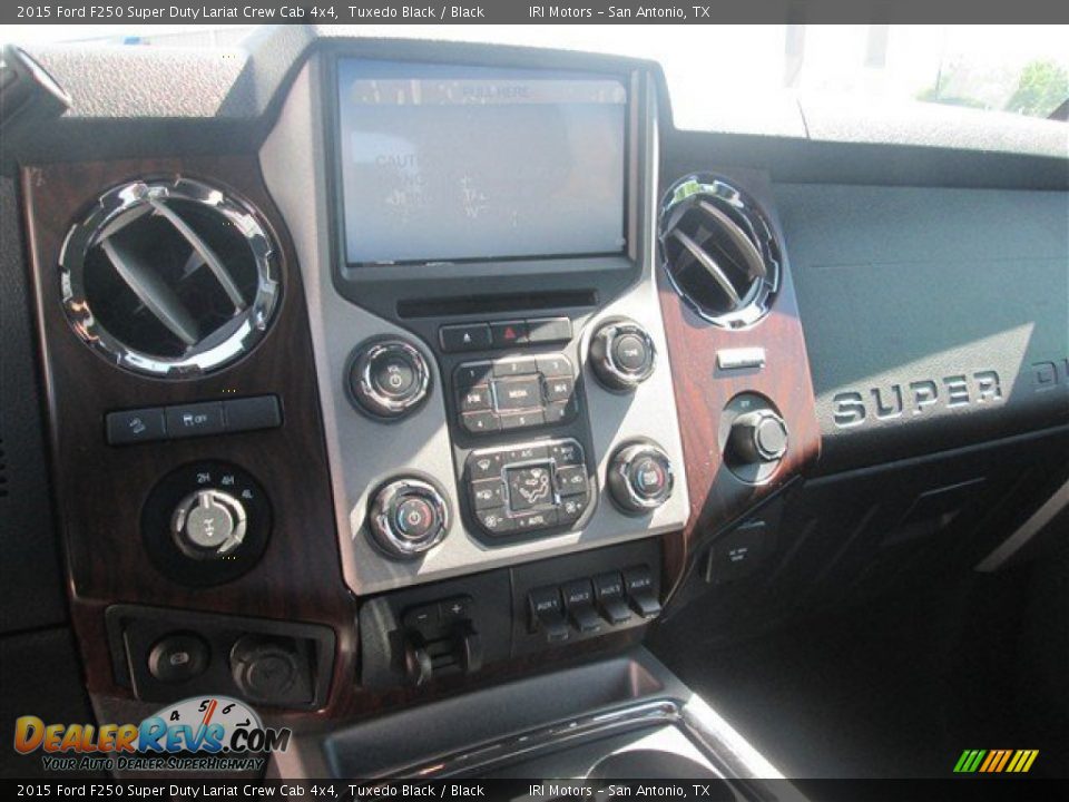 2015 Ford F250 Super Duty Lariat Crew Cab 4x4 Tuxedo Black / Black Photo #13