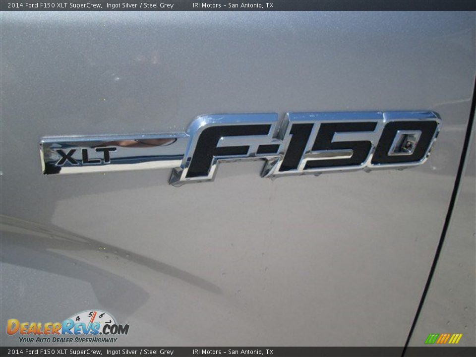 2014 Ford F150 XLT SuperCrew Ingot Silver / Steel Grey Photo #4