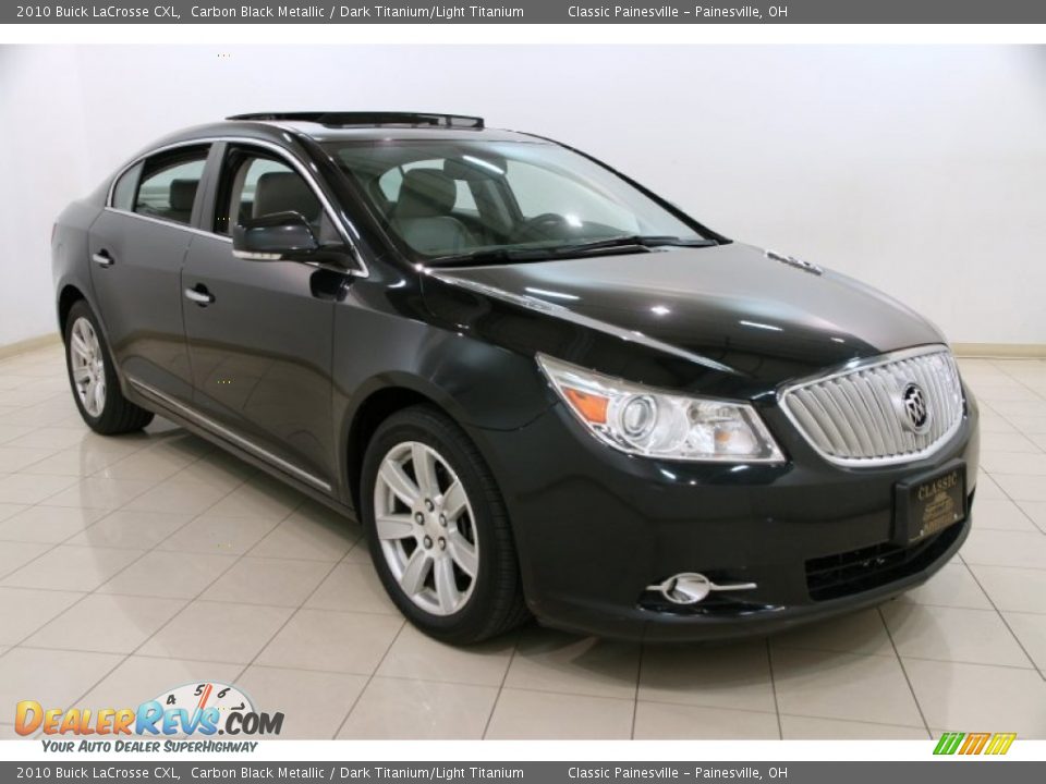 2010 Buick LaCrosse CXL Carbon Black Metallic / Dark Titanium/Light Titanium Photo #1