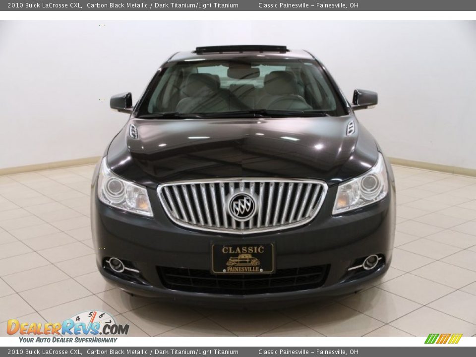 2010 Buick LaCrosse CXL Carbon Black Metallic / Dark Titanium/Light Titanium Photo #2