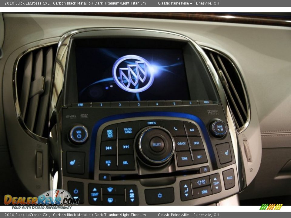 2010 Buick LaCrosse CXL Carbon Black Metallic / Dark Titanium/Light Titanium Photo #9