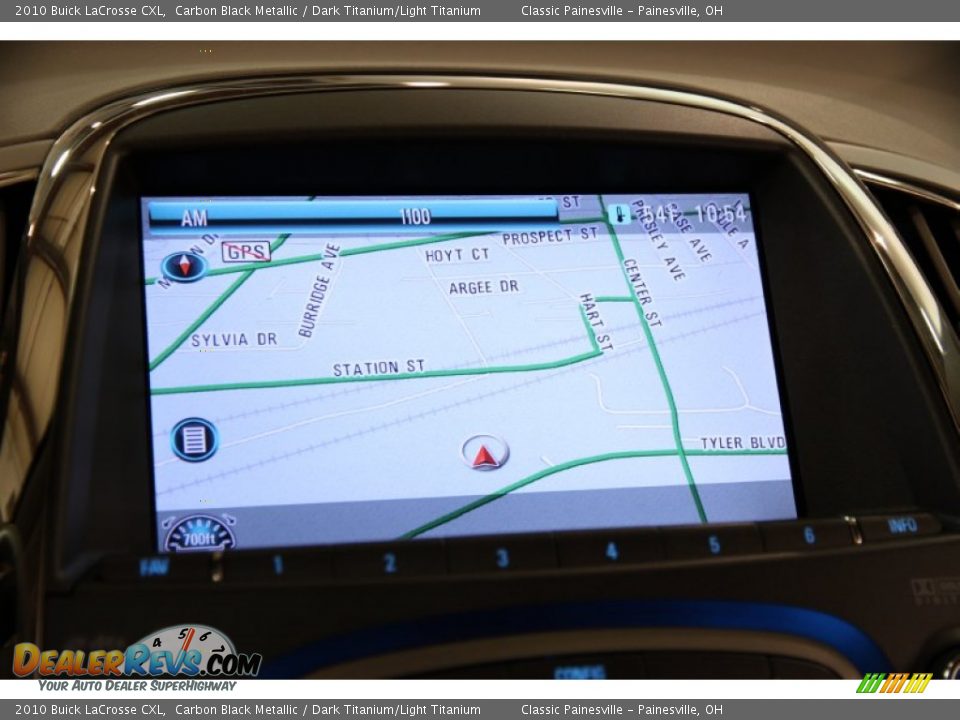 2010 Buick LaCrosse CXL Carbon Black Metallic / Dark Titanium/Light Titanium Photo #11