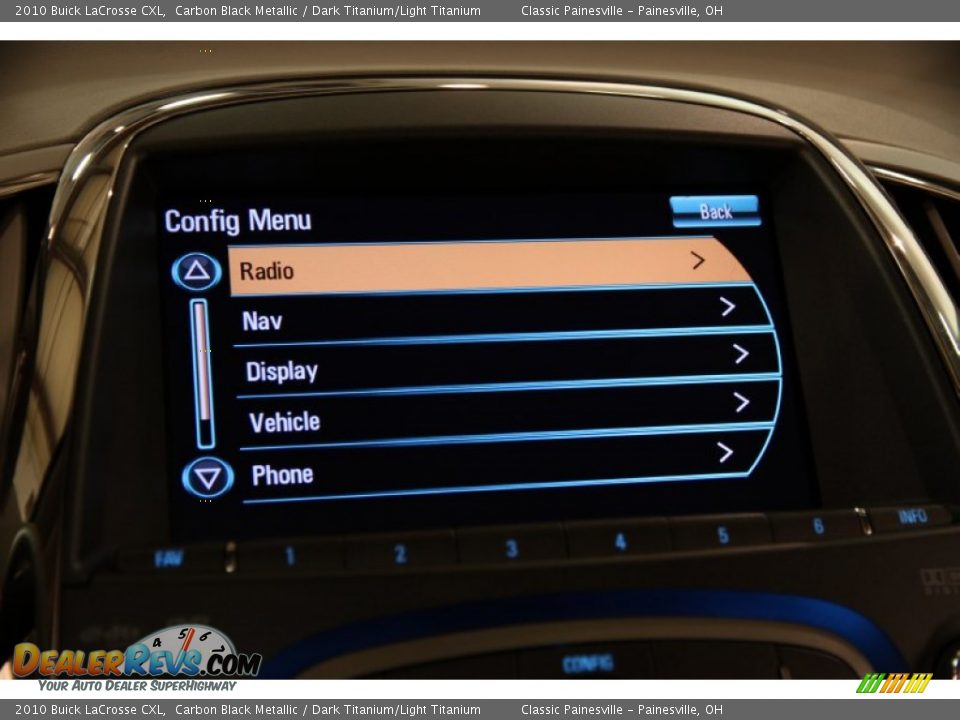 2010 Buick LaCrosse CXL Carbon Black Metallic / Dark Titanium/Light Titanium Photo #12