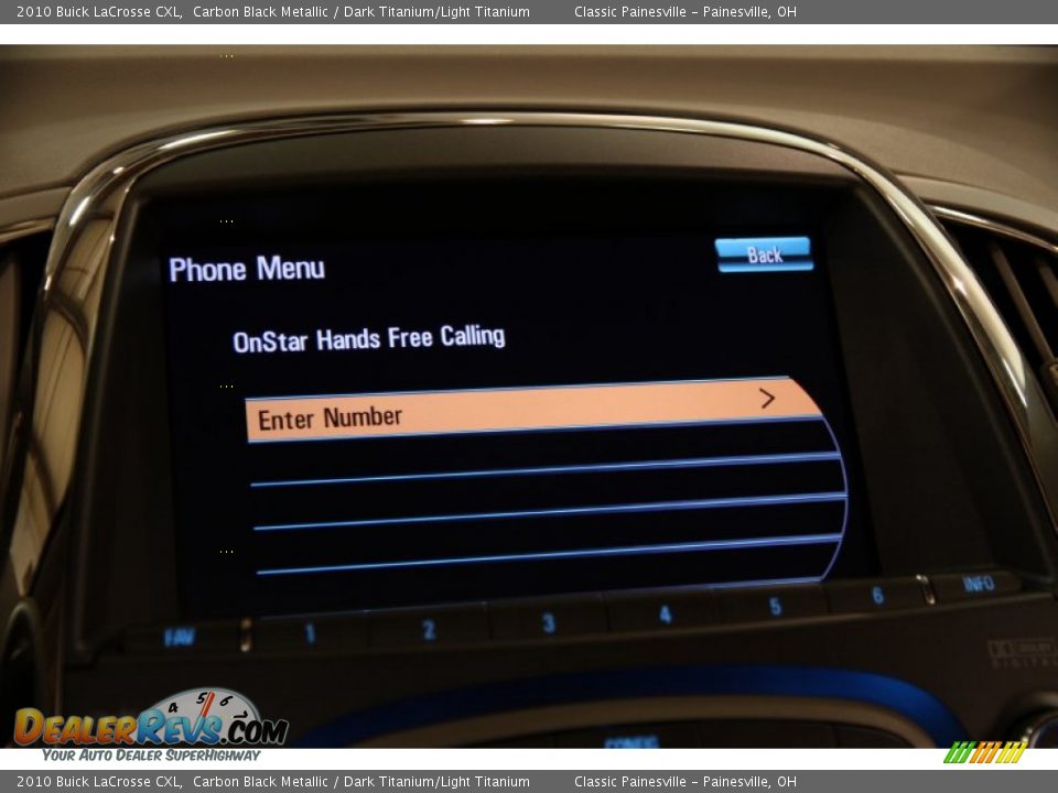 2010 Buick LaCrosse CXL Carbon Black Metallic / Dark Titanium/Light Titanium Photo #13