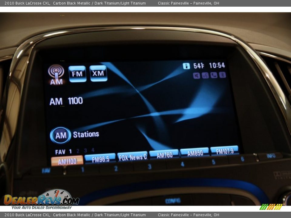2010 Buick LaCrosse CXL Carbon Black Metallic / Dark Titanium/Light Titanium Photo #14