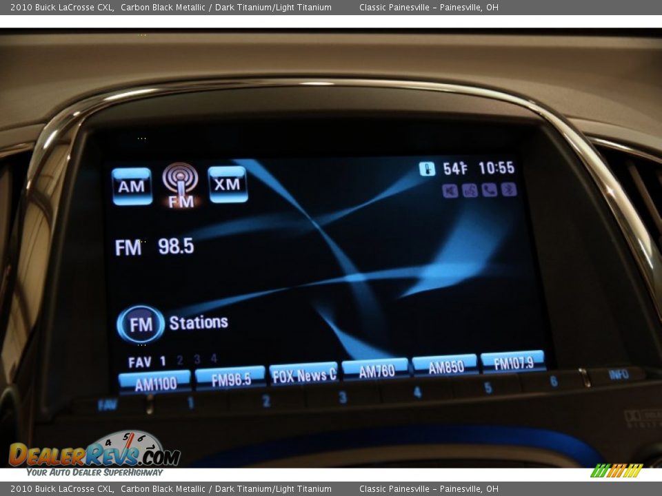 2010 Buick LaCrosse CXL Carbon Black Metallic / Dark Titanium/Light Titanium Photo #15