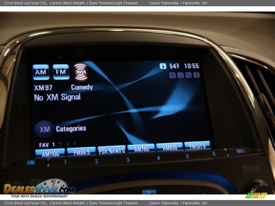 2010 Buick LaCrosse CXL Carbon Black Metallic / Dark Titanium/Light Titanium Photo #16