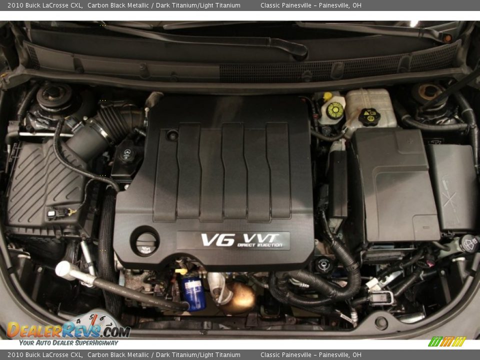 2010 Buick LaCrosse CXL Carbon Black Metallic / Dark Titanium/Light Titanium Photo #23
