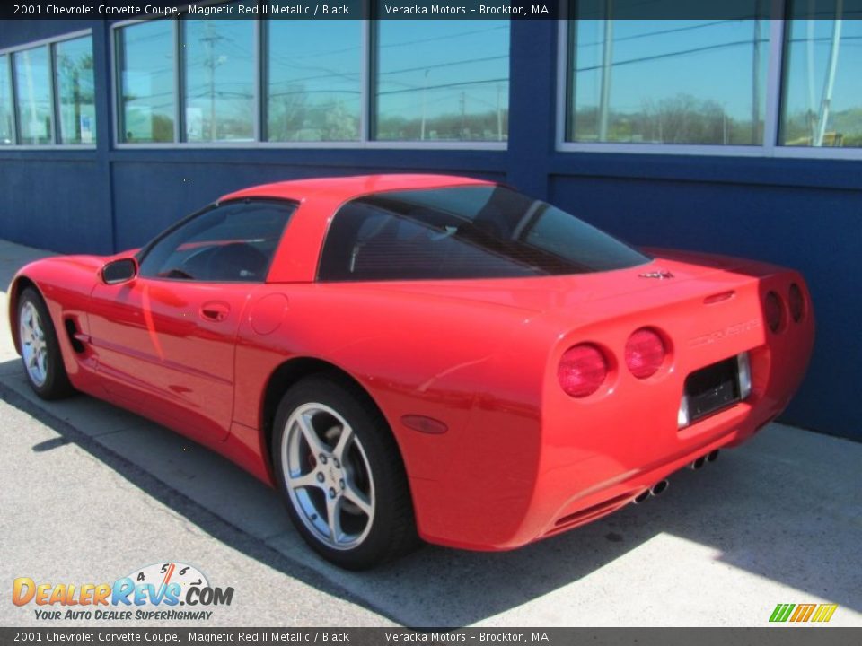 2001 Chevrolet Corvette Coupe Magnetic Red II Metallic / Black Photo #2