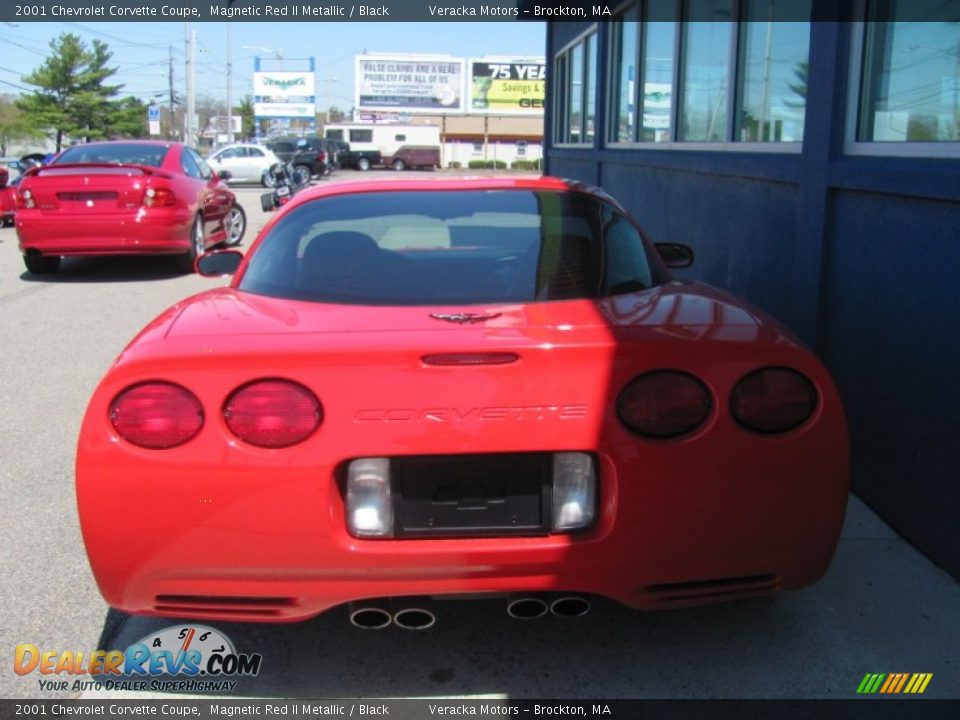 2001 Chevrolet Corvette Coupe Magnetic Red II Metallic / Black Photo #3