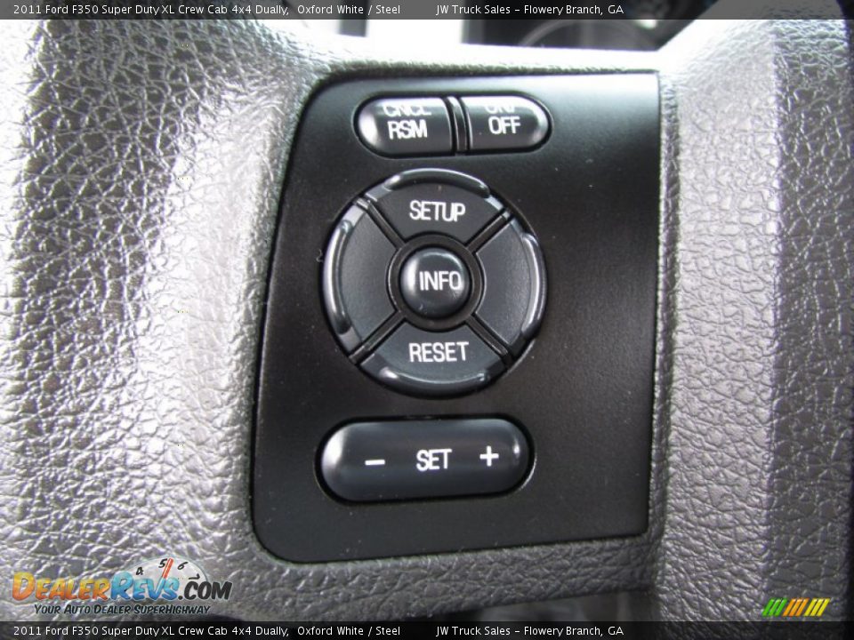 2011 Ford F350 Super Duty XL Crew Cab 4x4 Dually Oxford White / Steel Photo #21