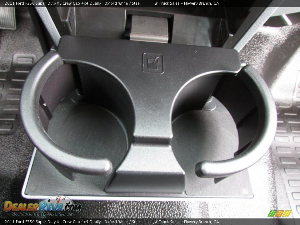 2011 Ford F350 Super Duty XL Crew Cab 4x4 Dually Oxford White / Steel Photo #32