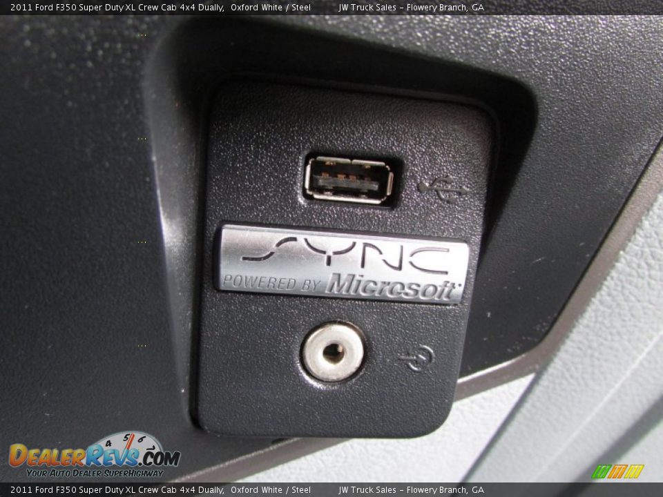 2011 Ford F350 Super Duty XL Crew Cab 4x4 Dually Oxford White / Steel Photo #36