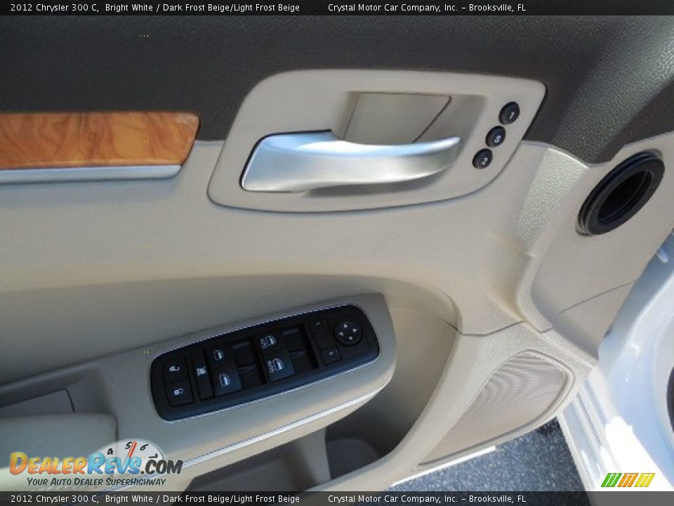 2012 Chrysler 300 C Bright White / Dark Frost Beige/Light Frost Beige Photo #17
