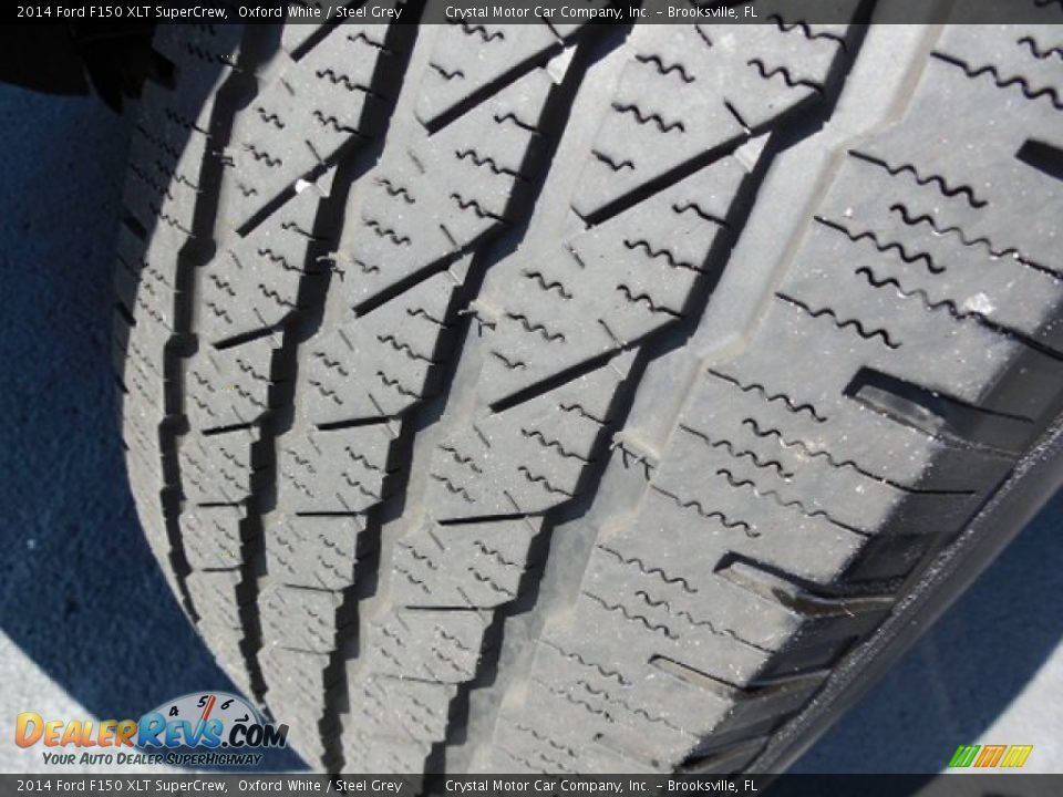 2014 Ford F150 XLT SuperCrew Oxford White / Steel Grey Photo #15