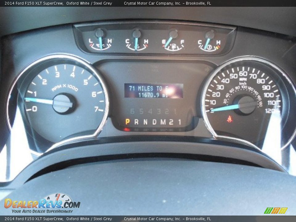 2014 Ford F150 XLT SuperCrew Oxford White / Steel Grey Photo #18